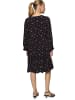 Zero  Blusenkleid mit Blumen in Black/Pink
