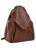 piké City Rucksack ANNA MARIA echt Leder in braun