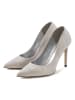 LASCANA High-Heel-Pumps in hellgrau