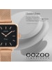 Oozoo Armbanduhr Oozoo Vintage Series roségold extra groß (ca. 26x26mm)