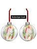 Mr. & Mrs. Panda Weihnachtskugel Einhorn Vegan Design ohne Spruch in Weiß