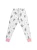 Schlummersack Kinder-Pyjama aus Bio Baumwolle in Rosa-Weiß