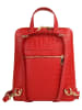 Cluty Rucksack echt Leder in rot