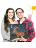 Mr. & Mrs. Panda kissen bedruckt Sternzeichen Steinbock Design o... in Weiß