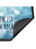 Mr. & Mrs. Panda Fußabtreter Hummer Weizen mit Spruch in OZeichenanblue