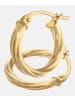 Vanlere Creolen aus 375 Gelbgold