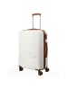 travelite Bali - 4-Rollen-Trolley M 67 cm (weiß/cognac) in weiÃŸ/cognac