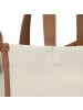 Lacoste Heritage Canvas Handtasche 27 cm in natural tan