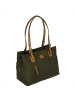 BRIC`s X-Bag - Shopper M 32 cm (tropical camouflage) in olive