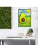 Mr. & Mrs. Panda Bild Avocado Kern Design mit Spruch in Weiß