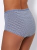 WITT WEIDEN Taillenslip in 2x taubenblau-bedruckt + 1x taubenblau