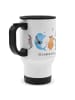 Mr. & Mrs. Panda Kaffeebecher Big Einheit mit Spruch in Weiß
