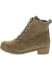 WALDLÄUFER Hienna Schnürstiefelette Beige