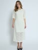 Peppercorn Kleid in White Peony