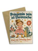 Mr. & Mrs. Panda Geburtstagskarte Prinzessin Bunt Design mit Spruch in Weiß