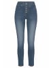 LASCANA High-waist-Jeans in blue-washed