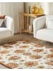 Beliani Vintage EZINE in Braun/Beige/Grün - (W) 200 x (H) 1 x (L) 200 cm