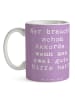 Mr. & Mrs. Panda Kaffeetasse Spruch E-Gitarre Zwei Riffs mit Spruch in Lavendeltraum