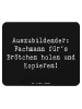 Mr. & Mrs. Panda Mouse Pad Spruch Auszubildender Profi mit Spruch in Schwarz