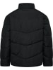 Hummel Trainingsjacke "Short Puffer Jacket" in Schwarz