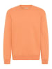 BLEND Klassisches Langarm-Sweatshirt mit Rundhalsausschnitt in Orange