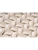 Kayoom Kurzflor Teppich Robbie 125 in creme - rechteckig
