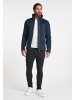 ICEBOUND Herren Strickfleecejacke in Marine Melange