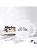 Mr. & Mrs. Panda Teetasse Turteltauben Liebe ohne Spruch in Transparent