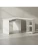 KADIMA DESIGN Design Schreibtischkombination 140 x 75,5 x 120 cm , Schreibtisch in Weiß