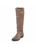 Lazamani Schaftstiefel in taupe