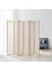 Homestyle4u 6-tlg Paravent in Braun 264x175