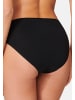 Schiesser Tai Slip 95/5 Cotton in Schwarz