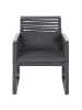 Beliani 2er-Set Sessel CANETTO in Schwarz/Braun
