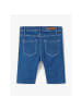 name it Mädchen Skinny Fit Jeans Shorts in Blau