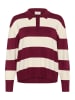 Kaffe Strickpullover KAlizza Baggy fit in Windsor W./Turtledove W.Stripe