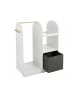 relaxdays Kindergarderobe in Weiß - (B)97 x (H)108 x (T)35 cm