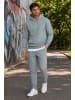 Reichstadt Herren Regular Fit Hoodie Marken-Stick in Grey