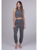 maluuna Damen Jogging-Set mit Top und Hose in schwarz