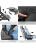 tectake SimRacing Stuhl, verstellbar, pflegeleichter Kunstlederbezug