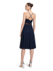 Vera Mont Cocktailkleid mit Wasserfallausschnitt in Night Sky
