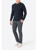Timezone Strickpullover Rundhals 3D Muster Regular Fit in Dunkelblau