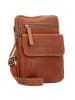 The Chesterfield Brand Wax Pull Up Umhängetasche Leder 16 cm in cognac