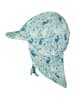 Sterntaler Schirmmütze mit Nackenschutz Dinos in helltürkis