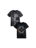 Denokids T-Shirt 2 Pack Boy Black&Anthracite in schwarz