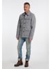 DreiMaster Vintage Herren Übergangsjacke Aus Wollgemisch in Grau Melange
