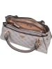 Guess Handtasche Noelle II Luxury SAT Logo in Dark Taupe Logo