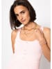 SASSYCLASSY Baumwoll Jerseykleid in Rosa