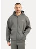 SMILODOX Zip Hoodie Cedrik in Grau