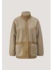Hessnatur Hessnatur Wolfleece Jacke Patch Relaxed aus reiner Bio-Merinowolle in sand