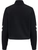 Hummel Trainingsjacke "Lgc Nikka Cropped Halfzip" in Schwarz